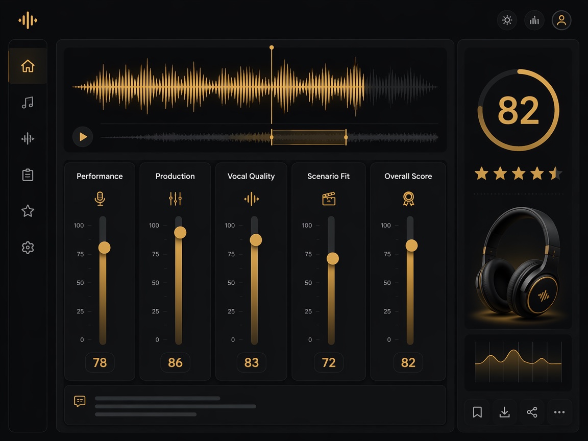 Music quality evaluation